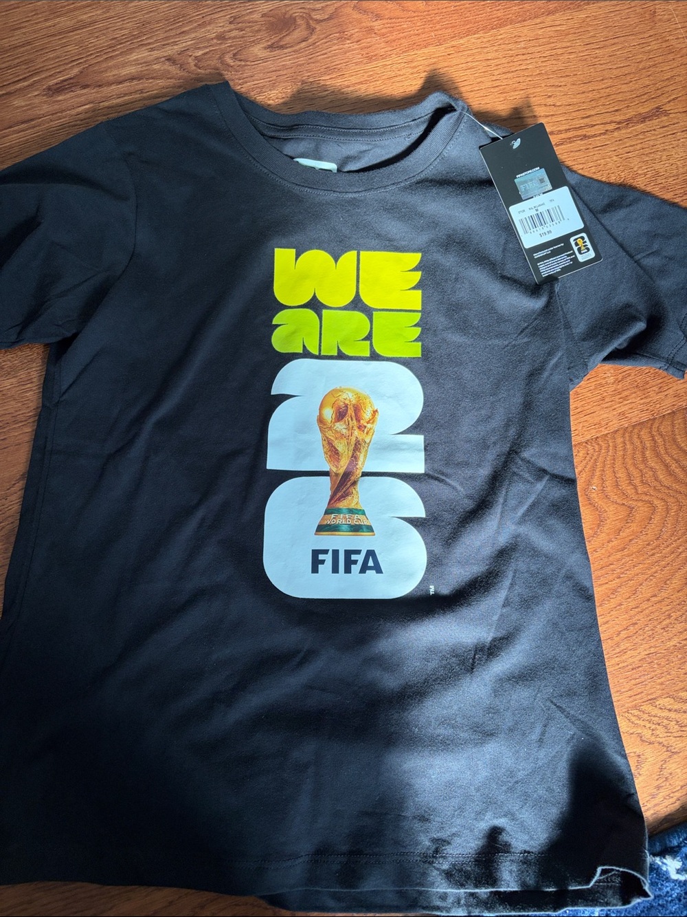 FIFA  'We Are 2026' Black Graphic T‑Shirt